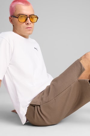 PREMIUM ESS Jacquard Long Line Relaxed Shorts 11" Unisex, Totally Taupe, extralarge-GBR